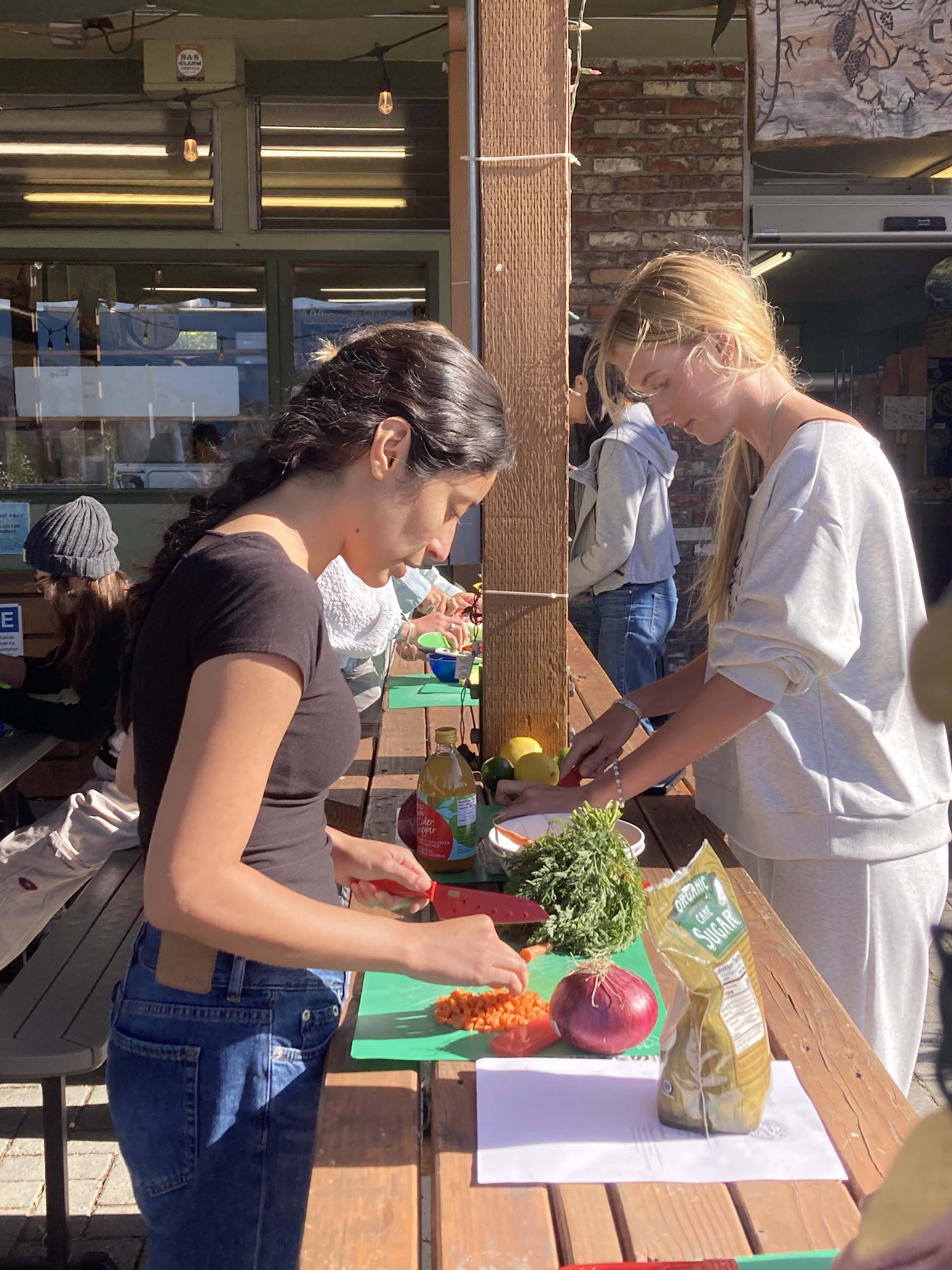 Cooking class in session 2
