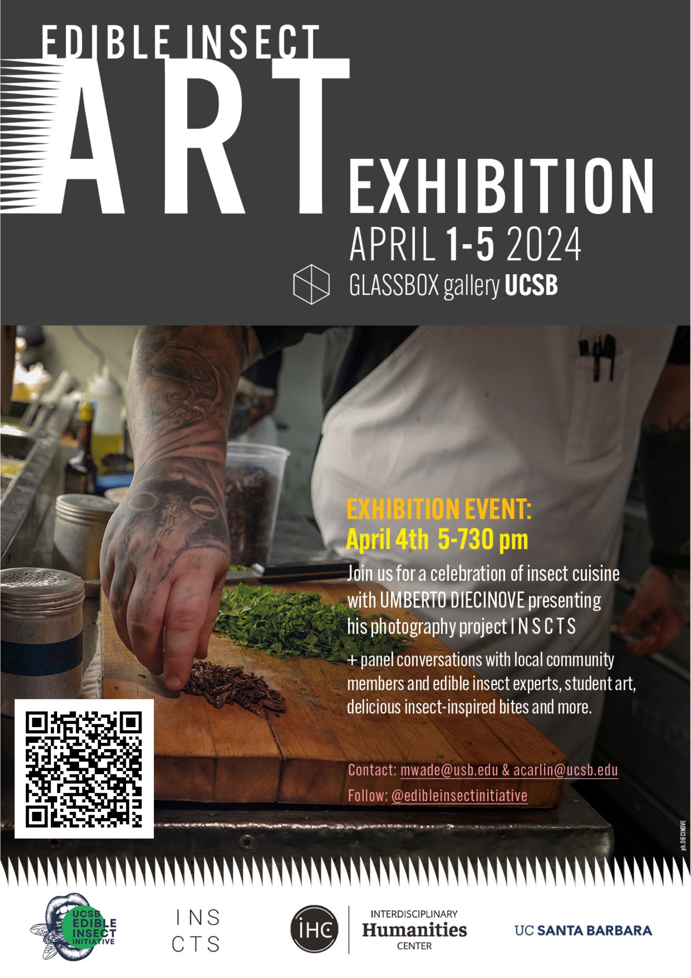 Edible Art Exhibition Flyer